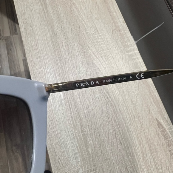 Prada Classic Pilot Cinema Gold Frame Wire - GRAY - Picture 5 of 8